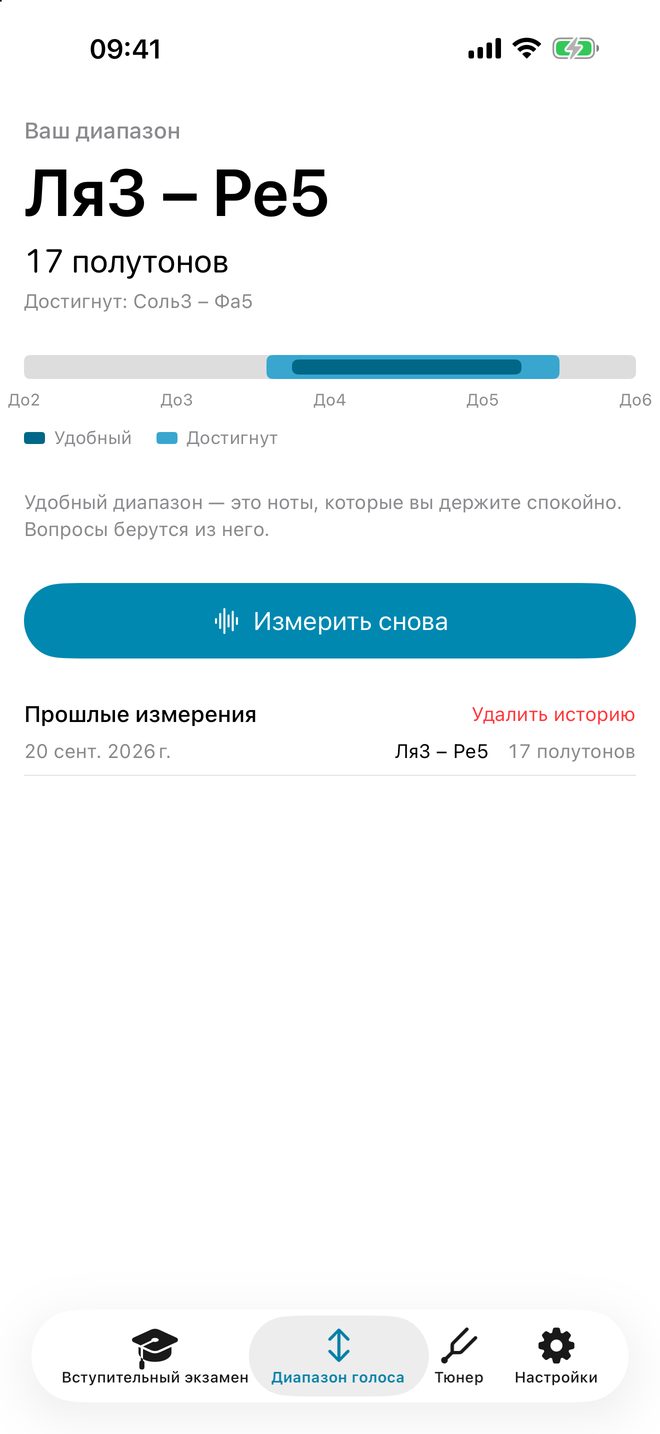 Ваш диапазон