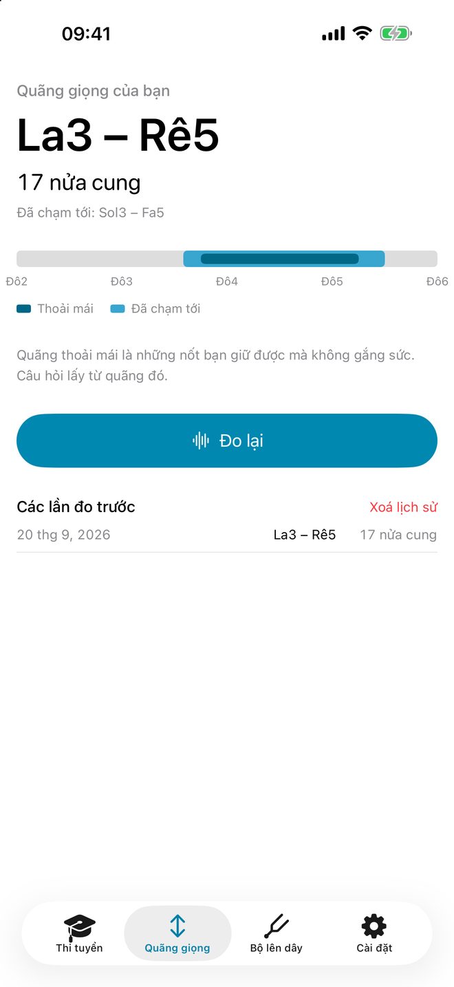 Quãng giọng của bạn